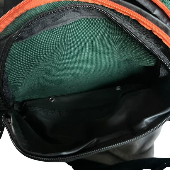 Von Dutch Backpack Orange Green Black Indianapolis Racing Skull - Picture 8 of 12